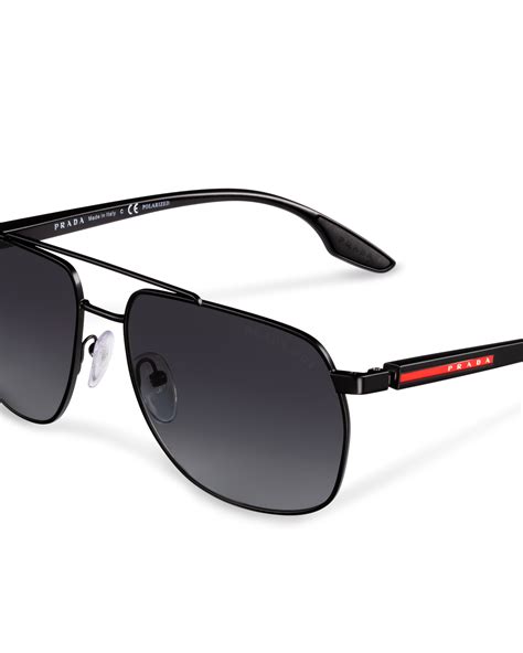 prada linea rossa men black sunglasses|Prada linea rossa sunglasses review.